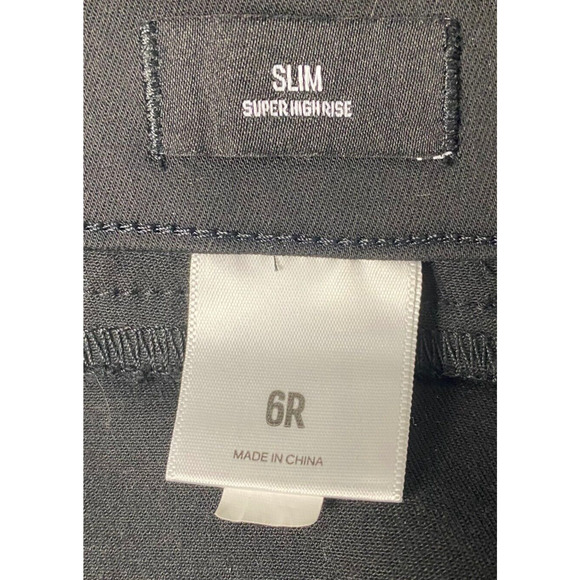 Express Pants 6R Super High Rise Slim Slacks Office Slimming Skinny High Waist - Picture 7 of 12